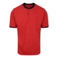 thumbnail image 1 of AWDis Just Cool - Polo deportivo con cuello elevado para hombre caballero (Rojo Fuego/Negro Jet), 1 of 1
