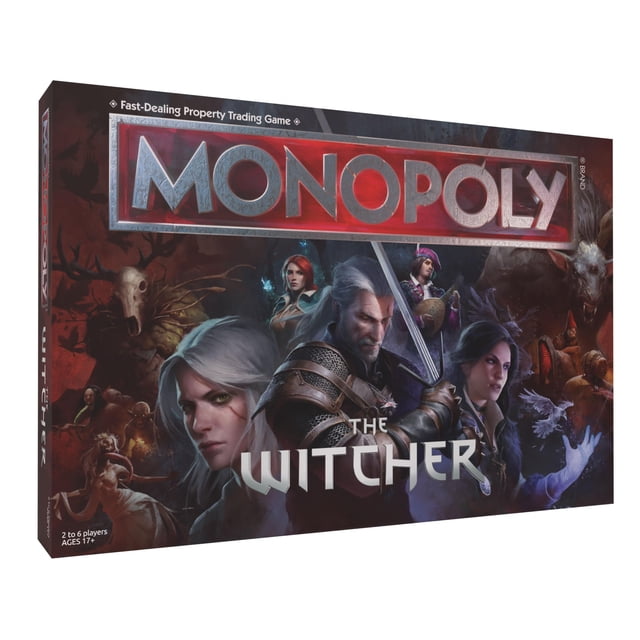 Juego de mesa Monopoly The Witcher con licencia oficial