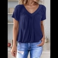 thumbnail image 2 of Tops Casuales de Corta para Mujer Azul Marino XXL, 2 of 7