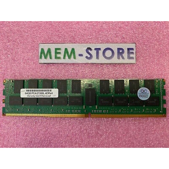 Lot of 4 64GB DDR4 2666MHz PC4-21300 LRDIMM Memory compa with CT64G4LFQ4266 (3rd Party)