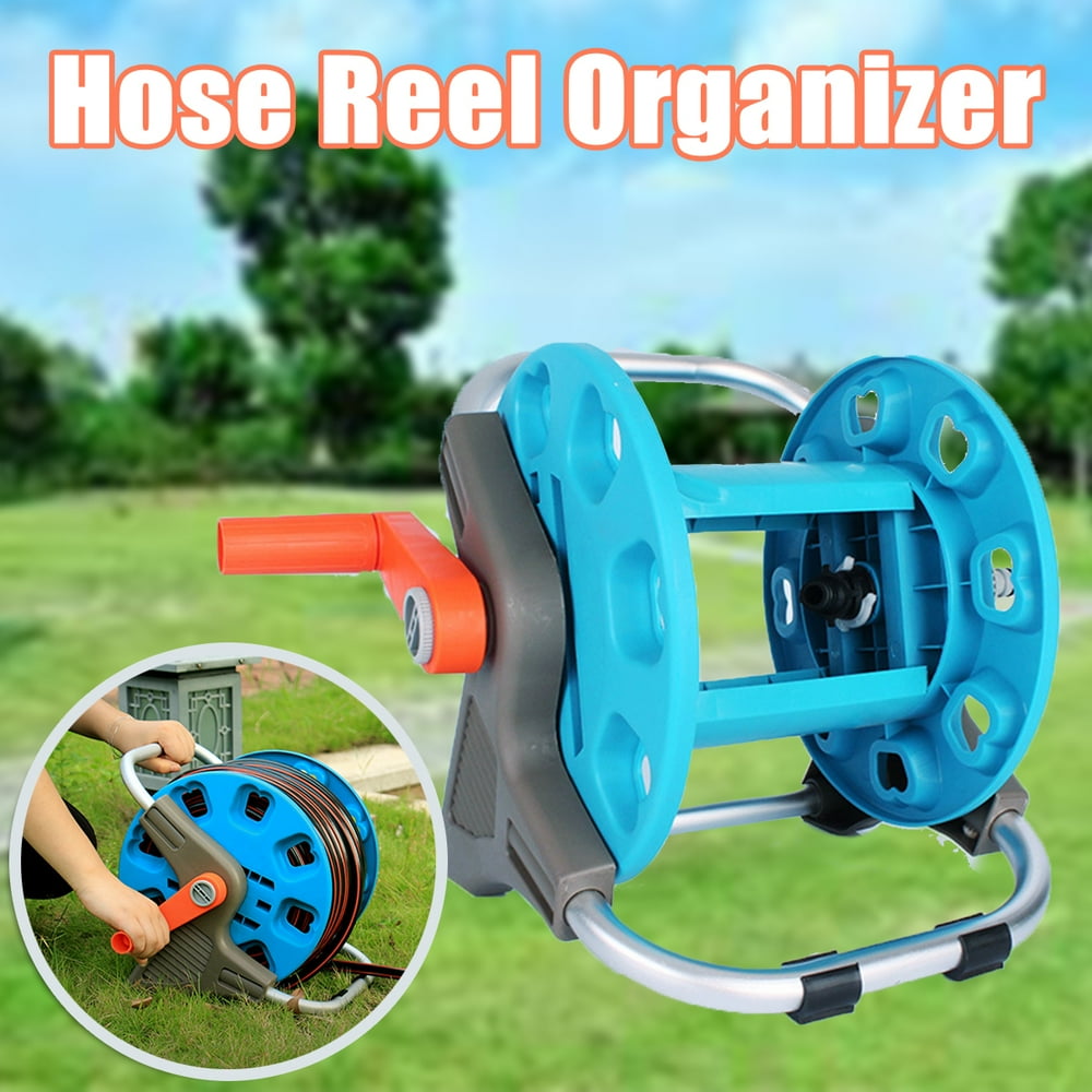 Portable WallMount Only Garden Hose Reel Organizer WIthout Pipe Water