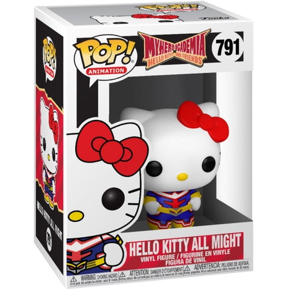 Funko Sanrio My Hero Academia POP! Animation Hello Kitty-All Might Vinyl Figure #791