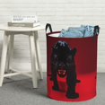 thumbnail image 3 of Laundry Basket, Black Panther Red Background Waterproof Laundry Hamper With Padded Handles, Clothes Hamper For Laundry, Bedroom, Dorm, Towels, Laundry Bin Easy Storage, 3 of 8