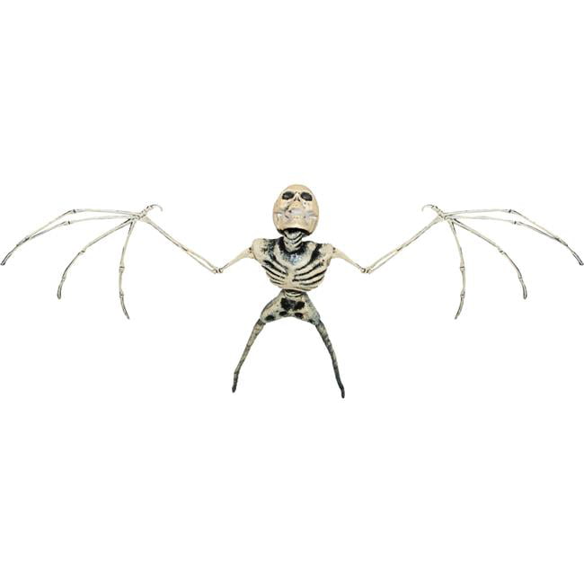 EisEyen Skeleton Animal Decoration Bat Skeleton Halloween Horror Party Accessory A