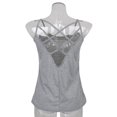 thumbnail image 3 of Elegante damas niñas Casual suelto mangas chaleco tiras liso espalda SG Hugo  Strappy Vest Top, 3 of 9