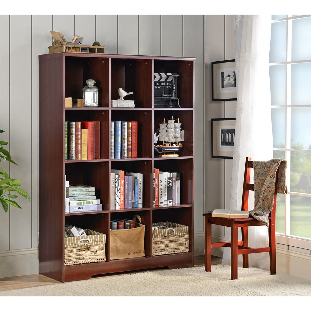 American Furniture Classics Large 12 Cube Storage Organizing Bookcase
