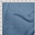 thumbnail image 4 of oneOone Georgette Viscose Blue Fabric Owl Craft Projects Decor Fabric Printed By The Yard 42 Inch Wide, 4 of 5