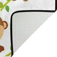 thumbnail image 4 of Coolnut Lightweight Soft Area Rugs 31x20 Inch, Playful Monkeys Set Floor Mat Doormat for for Rooms Entrance Hardwood Floor Living Room 2'7" x 1'8"） Nursery Rugs, 4 of 6