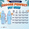 thumbnail image 6 of ALLEN & MATE 100% COTTON Hooded Kids Bathrobe – 380 GSM, Safety Certified, Soft Lightweight & Absorbent Robe for Boys & Girls, 6 of 8