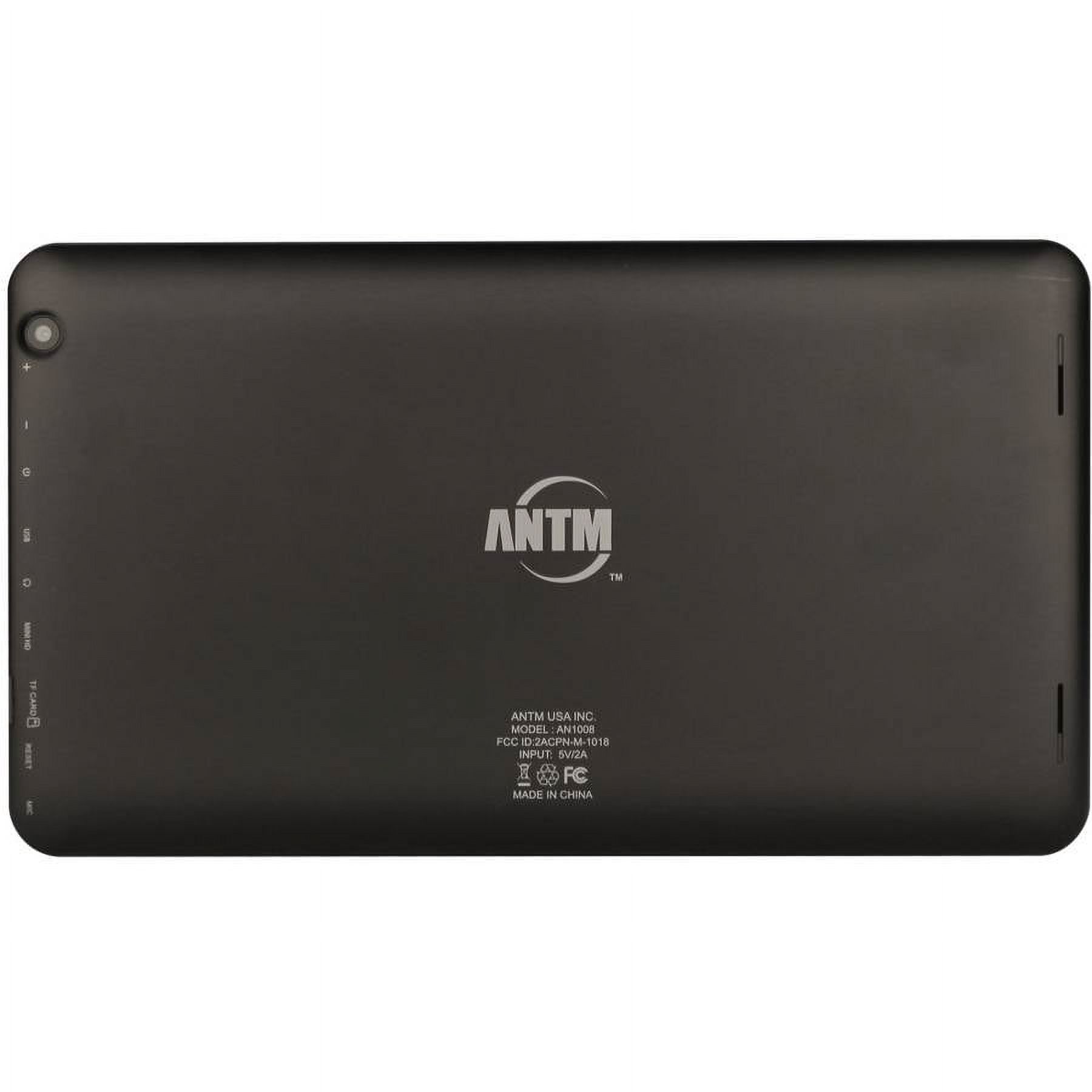 ANTM REVO-1008 - Tablet - Android 4.4 (KitKat) - 8 GB - 10.1" TN (1024 x 600) - USB host - microSD slot - black - image 3 of 4