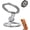 Sliver, variant on Mag Spinner, Magnetic Ring - 2-in-1 Phone Stand & Fidget Spinner Combo, Adjustable Foldable, 360° Rotation, Compatible Strong Adhesion Stress Relief Accessory for Gym, Kitchen, Car (Gold)