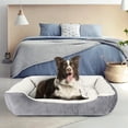 thumbnail image 3 of PayUSD Dog Beds for Small Dogs with Dog Blanket & Plush Bone Washable Calming Cat Bed Pet Bed, 3 of 11