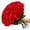 red, variant on 36PCS Artificial Silk Flowers Realistic Roses Bouquet Long Stem for Home Wedding Decoration Party