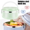 thumbnail image 3 of NEW Stainless Steel Sealed Portable Rice Noddles Lunch For Adult Picnics U0W9, 3 of 9
