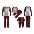 thumbnail image 1 of Pijamas de Navidad Para La Familia Trajes A Juego Hombres Papá Impreso Blusa Tops + Pantalones Conjunto de Navidad Odeerbi ODB189640, 1 of 4