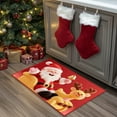 thumbnail image 6 of LmnLft Crystal Velvet Christmas Floor Mat, Indoor Kitchen Bathroom Entryway Rug for Holiday Home Party Living Room Seasonal Décor, 6 of 6