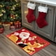 thumbnail image 5 of Decoraciones de Navidad para el Hogar Alfombra de Navidad Cristal Peluche Uso de Cocina Del Hogar Baño Impermeable Alfombra de Pie Decoración Del Hogar Alfombras de Cocina para el Piso, 5 of 6