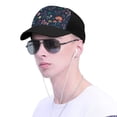 thumbnail image 4 of Yiaed Colorful Flowers Print Baseball Cap Dad Hat Polo Style Plain Blank Adjustable Size, 4 of 5