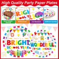 thumbnail image 3 of Platos y servilletas Qyeahkj de Back To School Decorations, 100 unidades, 3 of 8