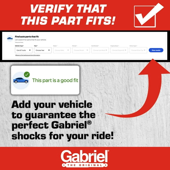 Gabriel 140701 Air Shock Accessory Fitting Kit (1 pack)