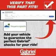 Gabriel 49231 HiJackers Rear Adjustable Air Shock Absorbers Fits Chevrolet Tahoe, Express, C1500, C2500, 1500, 2500, 3500, K1500, K2500; GMC Savana, Yukon; Cadillac Escalade (1 Pair)