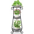thumbnail image 1 of Metal & Wood Plant Stand Indoor & Outdoor Multi Levels lbs Capacity, 1 of 7