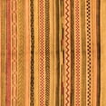 thumbnail image 1 of Ahgly Company Indoor Square Oriental Orange Modern Area Rugs, 4' Square, 1 of 4