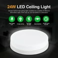 thumbnail image 3 of Sale! 24W Led Ceiling Down Light Ultra Thin Flush Mount Lamp Fixture 6000K Home, 3 of 5