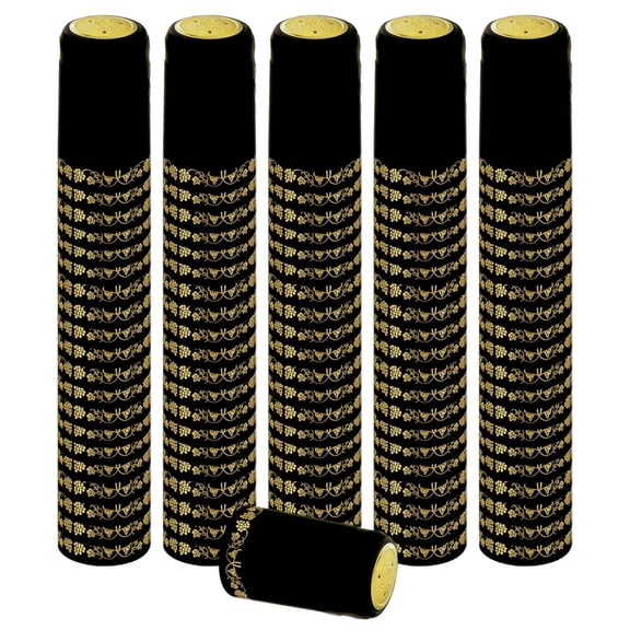 BLACK/GOLD GRAPES PVC SHRINK CAPSULES 100 Pack
