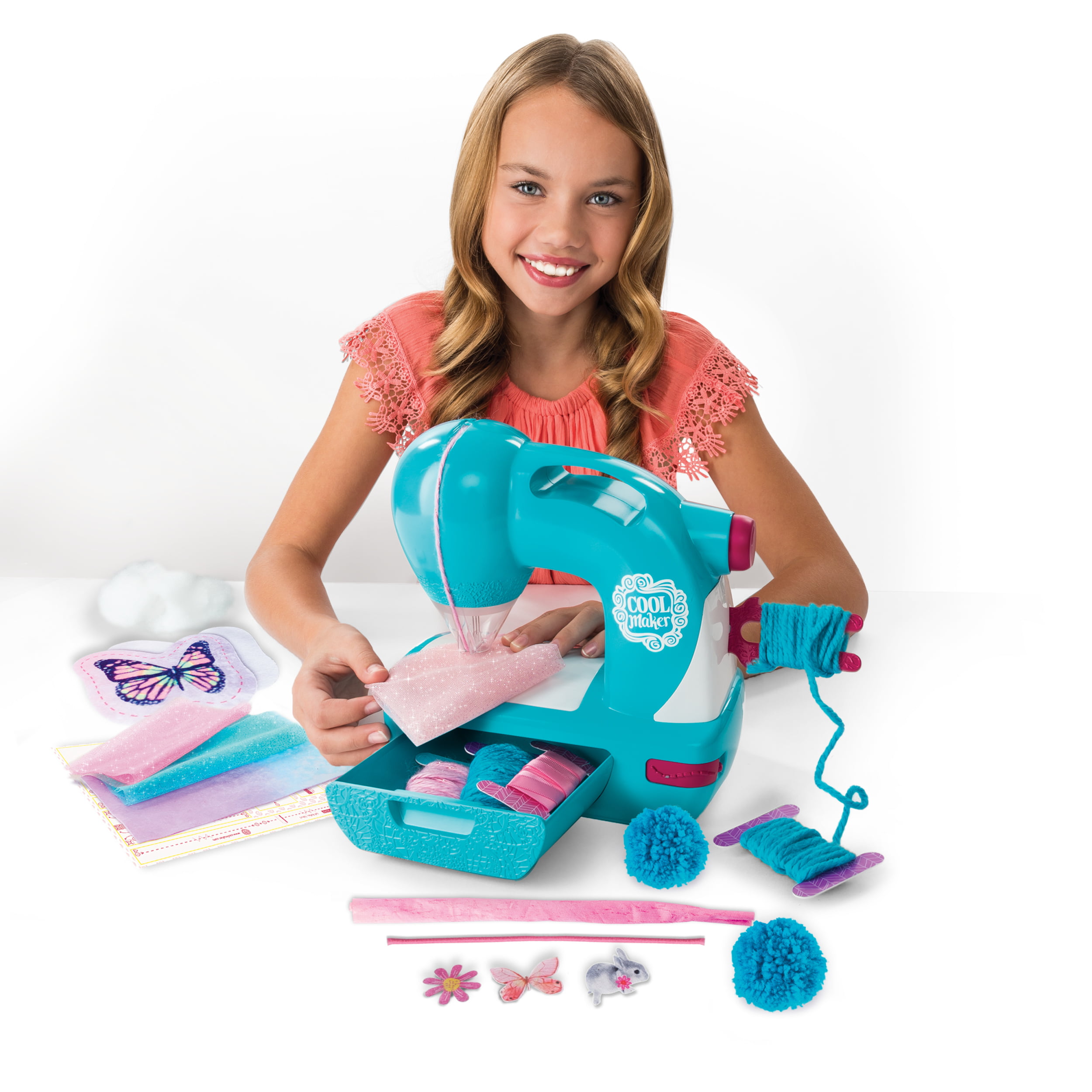 Cool Maker, Sew Cool Sewing Machine with 5 Trendy Projects and