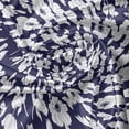 thumbnail image 5 of Ambesonne Flower Window Valance, Poppy Corsage Spring Theme, 54" X 18", Indigo and White, 5 of 5