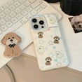 thumbnail image 4 of Cartoon dog puppy stand holder Star colorful phone case for iPhone 14 11 Promax 15 plus 12 13 Pro Max back cover, 4 of 6