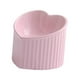 thumbnail image 4 of Cuenco de cerámica para gatos, inclinado y elevado, ancho 14 cm, forma de corazón, poco profundo y con inclinación. Rosa, 4 of 9