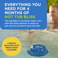 thumbnail image 2 of FROG @ease Floating System and Pipe & Jet Cleanser for Hot Tubs - Self-Regulating Hot Tub Sanitizer and Deep Clean Purge - Sanitizing Minerals & SmartChlor Technology - 4 Month Fresh Start Bundle, 2 of 8