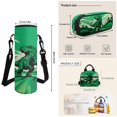 thumbnail image 6 of Yspwyqan 4 Piece Boys Green Dinosaur Backpack Set 17 Inch Large Capacity 600D Polyester Boys Back to School Bookbag Lunch Bag Pencil Case Water Bottle Bag for Elementary School, 6 of 7