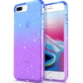 thumbnail image 1 of Étui iPhone 8 Plus, Étui iPhone 7 Plus, Étui iPhone 6 Plus, Étui Mince Antichoc pour Apple iPhone 7 Plus / 8 Plus / 6 Plus / 6S Plus pour Femmes Filles, Transparent, 1 of 7