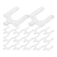 thumbnail image 4 of LOLIPPYY 50Pcs U Shaped Steel Shims for Automotive Maintenance and Adjustment Silver, 4 of 7