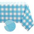 thumbnail image 1 of LAICAIW 100% Waterproof Vinyl Table Cloth, Oil-Proof Spill-Proof PVC Rectangle Tablecloth, Wipeable Plastic Table Cover for Outdoor, Picnic, Camping, 1 of 7