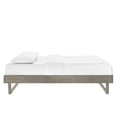 thumbnail image 3 of Ergode Billie Full Wood Platform Bed Frame - Gray, 3 of 5