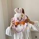 thumbnail image 3 of Bolso de Hombro de Peluche KABI Conejo Oído Kirby Bolsa Redonda Pequeña Color Candy, 3 of 3