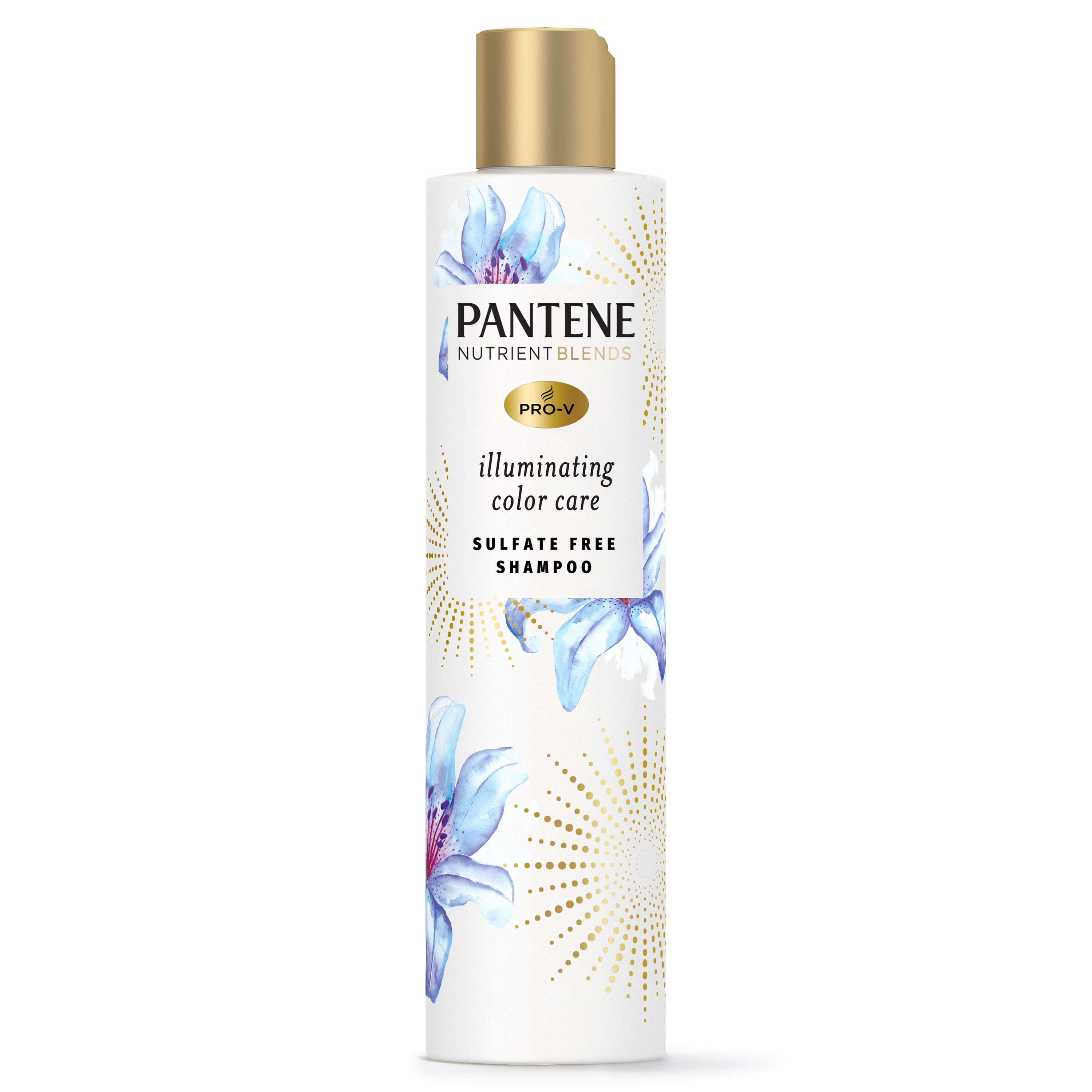 Pantene Sulfate Free Shampoo, Illuminating Shampoo with Biotin, Color Safe, 9.6 oz