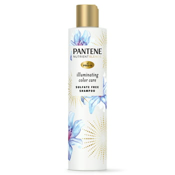 Pantene Sule Free Shampoo, Illuminating Shampoo with Biotin, Color Safe, 9.6 oz