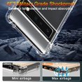 thumbnail image 2 of Designed for Google Pixel 6A Case, [NOT for Pixel 6] Shockproof Protective Phone Case Slim Cover, Military Grade Protection, 10X Anti-Yellowing, Max Airbag Drop Protection, Clear, 2 of 5