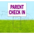 thumbnail image 1 of Parent Check In (18" x 24") Yard Sign, Includes Metal Step Stake, 1 of 6