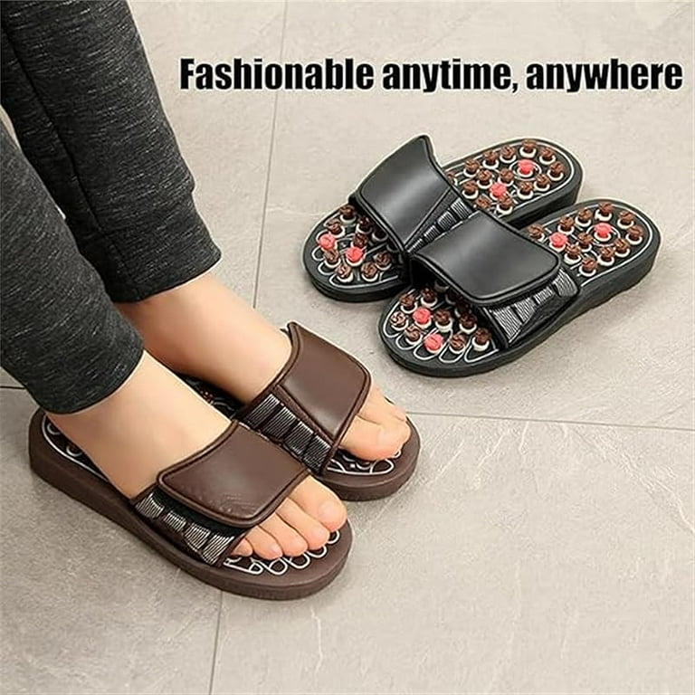 LANFENG Acupressure Sandals Dreamhard Reflexology Slipper Acupressure Sandals Acupressure Sandals for Women and Men Acupressure Slippers Acupuncture Sandals Walmart