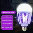 thumbnail image 3 of Led Mosquito Killer Lamp E27 Ultraviolet Light Home Mosquito Repellent Bulb Indoor Outdoors Lighting Thermoelectric Lamp Set4packs 15W N E27, 3 of 5