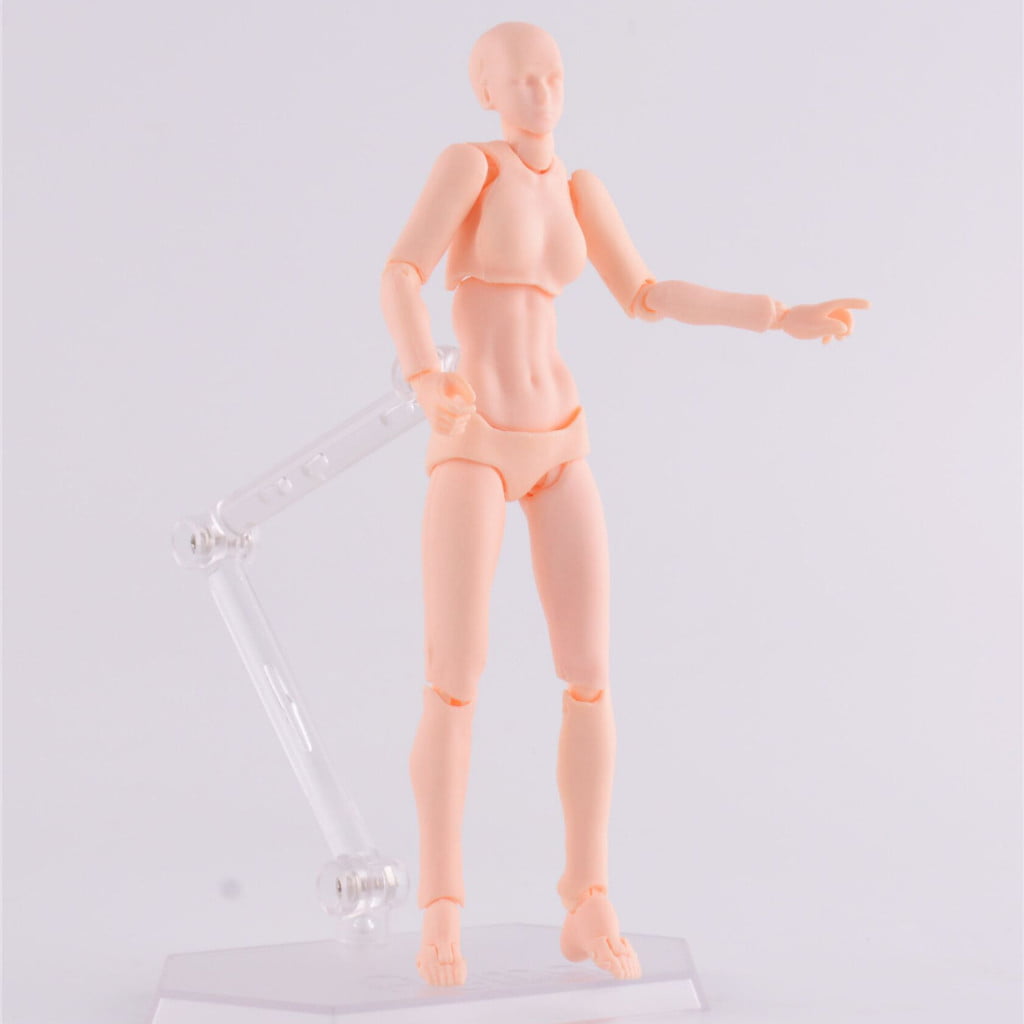 Drawing Figures for Artists Action Figure Model Human Mannequin Man Woman w/Kits 