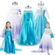 thumbnail image 2 of Disfraz de Frozen para niña, Reina de la nieve, princesa Elsa, Disney, fiesta de cumpleaños, vestidos de baile, vestido de fiesta de Halloween, 2 of 5
