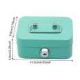 thumbnail image 4 of Caja Almacenamiento Portátil Creativa La Hucha Pequeña Caja Almacenamiento Con Llave Caja Monedas Hucha Con Cerradura (verde) (verde), 4 of 9