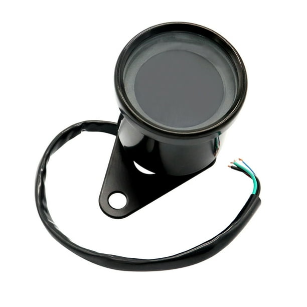 Tacómetro Universal 12V Moto Instrumento Moto digital modificada Velocímetro Tacómetro Indicador Pan Tomshoo Tacómetro